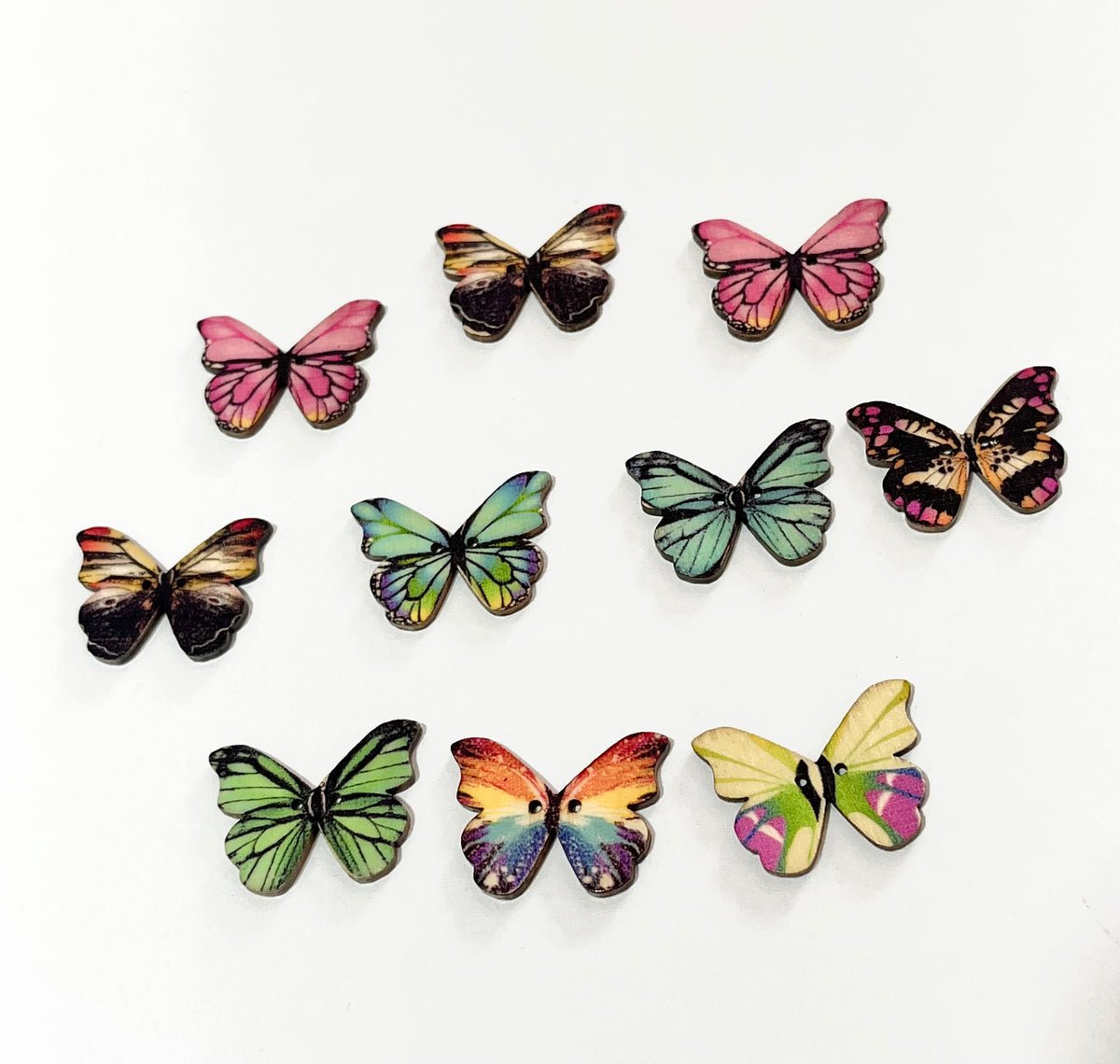 Botones Mariposas Grandes