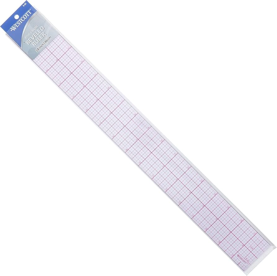 Regla Biselada Westcott 12 pulgadas