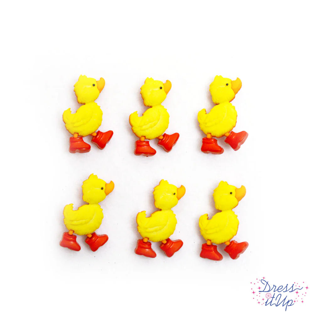 Boton Decorativo Patitos