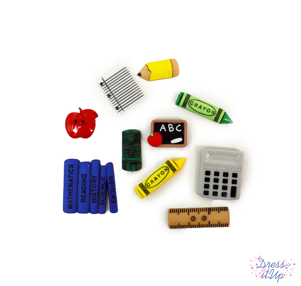Boton Decorativo Escolar