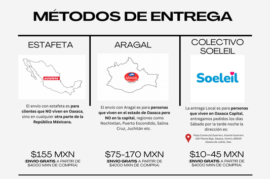 Puntos de entrega y Envíos