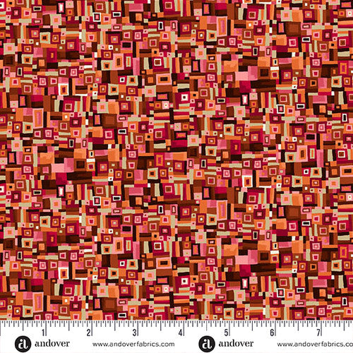 Tela de Algodón Golden Patchwork