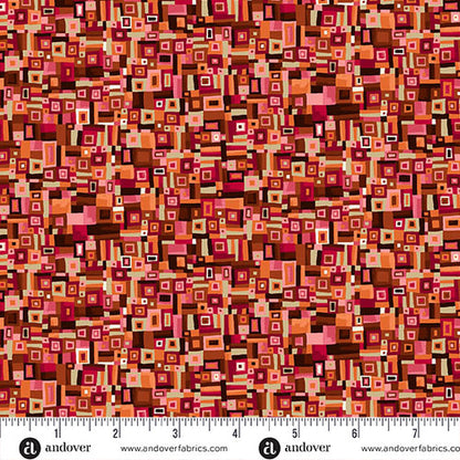 Tela de Algodón Golden Patchwork