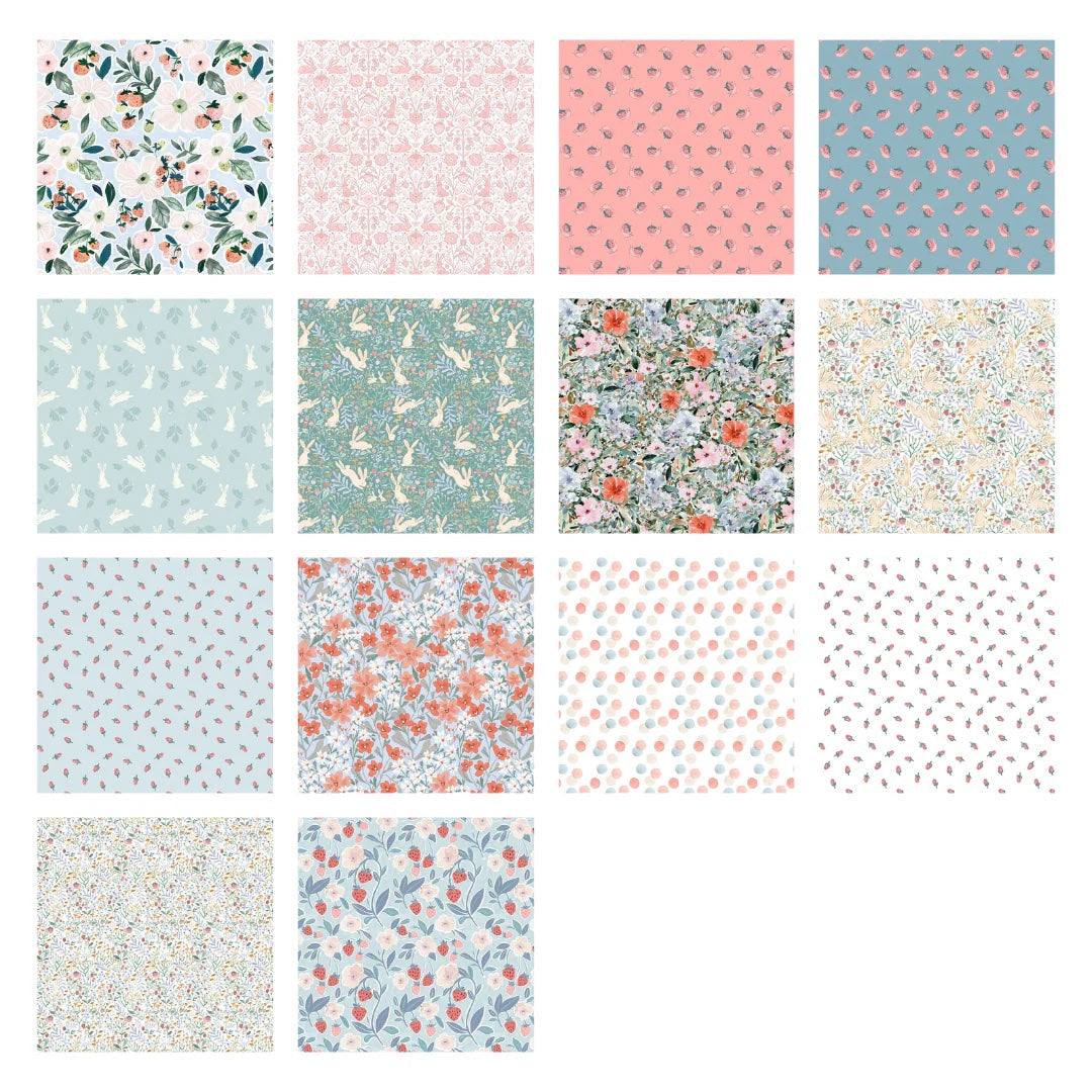12 Fat Quarters Mermelada de Fresas