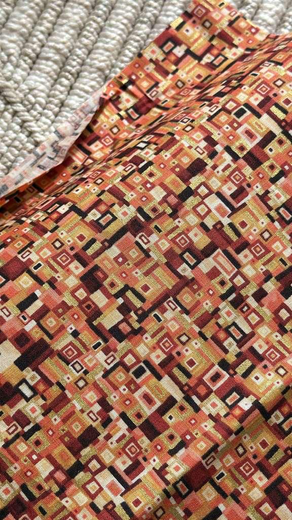 Tela de Algodón Golden Patchwork