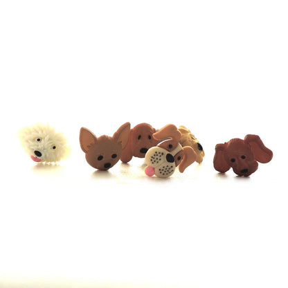 Botón Decorativo Caritas de Perritos