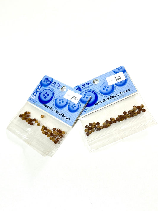Botones Minis Cafés