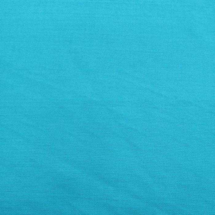 Tela de Algodón Sólida Azul
