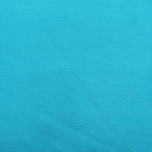 Tela de Algodón Sólida Azul