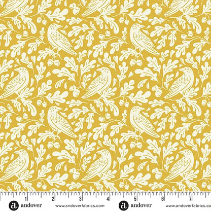 PREVENTA: Tela de Algodón Otoño Dorado