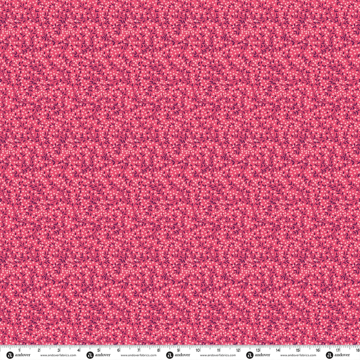 PREVENTA: Tela de Algodón Enredadera Rosa