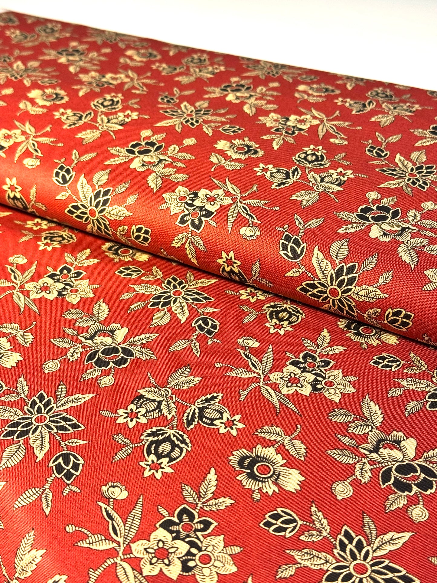 Tela de Algodón Bridgeport Roja