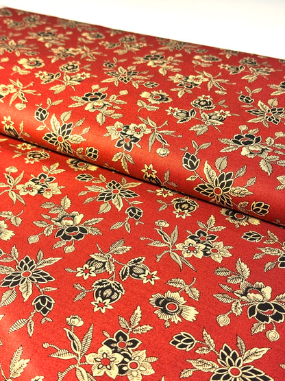 Tela de Algodón Bridgeport Roja