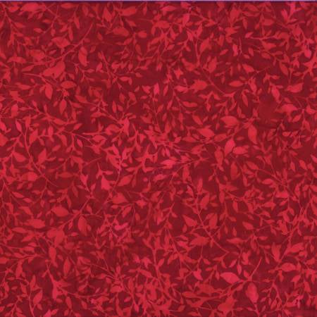 Tela de Algodón Batick Carmín
