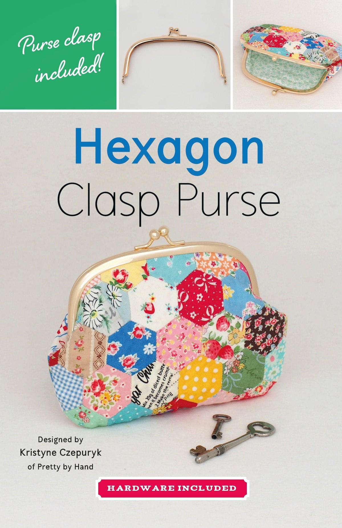 Patrón Y Kit De Costura Hexagon Clasp Purse