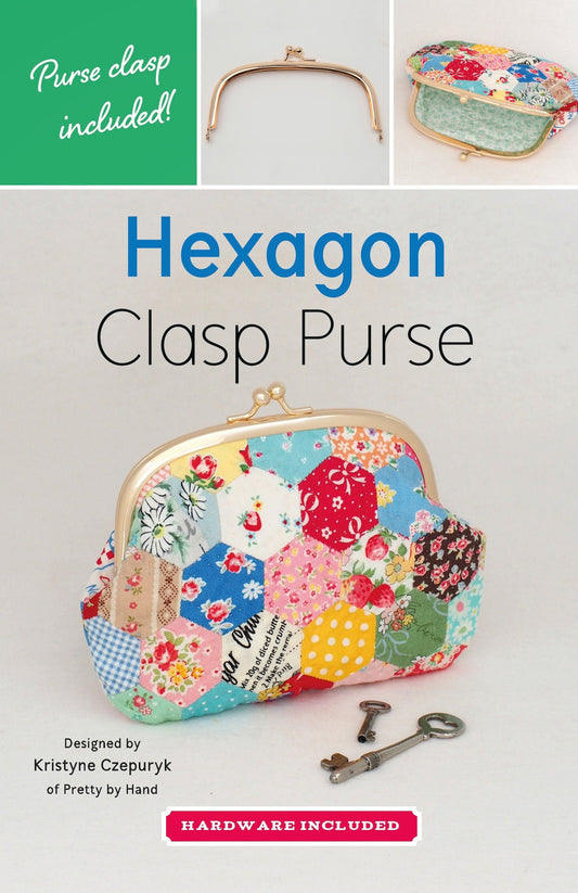 Patrón Y Kit De Costura Hexagon Clasp Purse