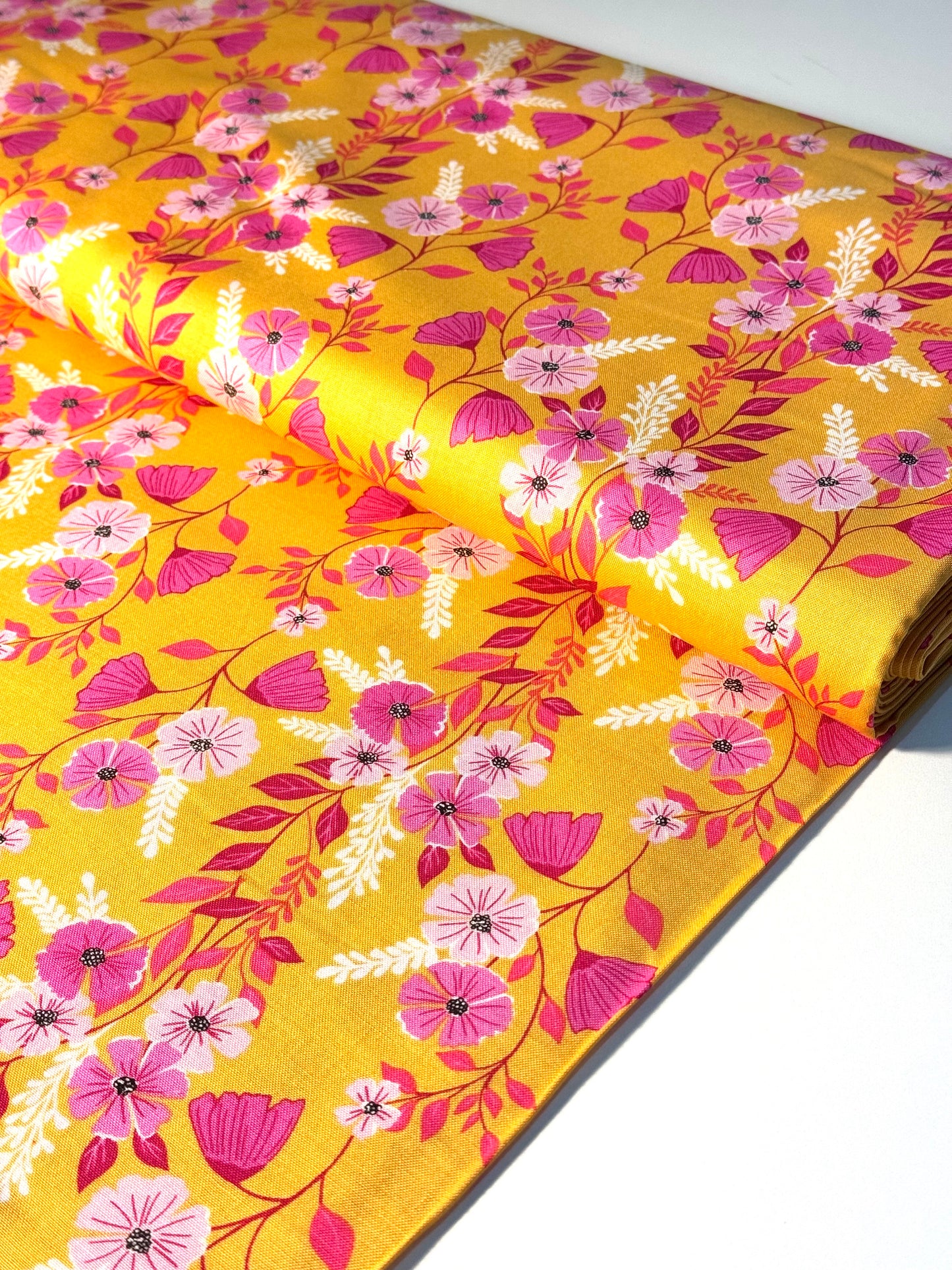 Tela de Algodón Martha's Vineyard Saffron