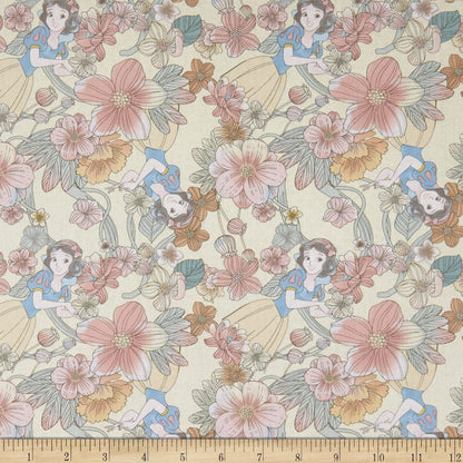 Tela de Algodón Princesa Blanca Nieves