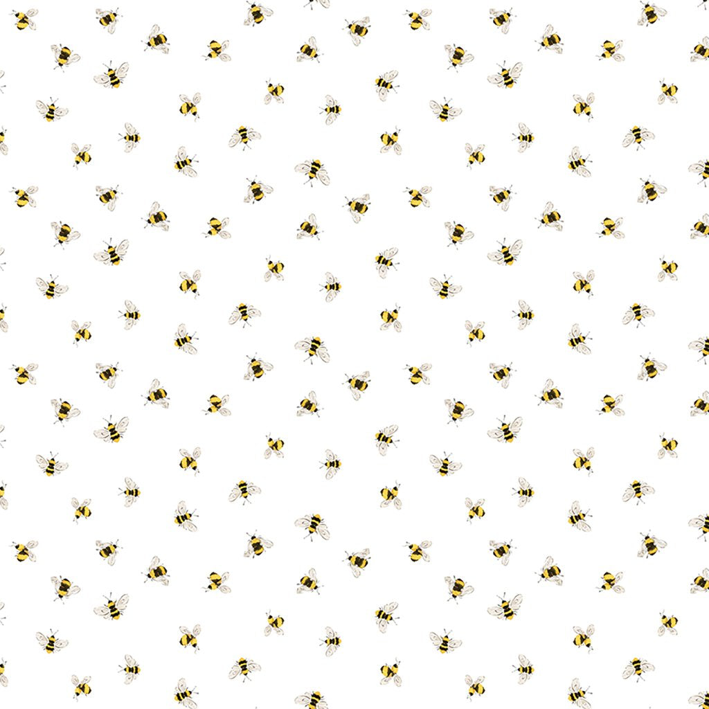 Tela de Algodón Abejas