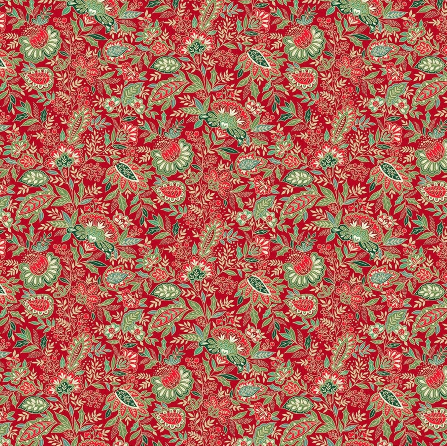 Tela de Algodón Sarasa Floral