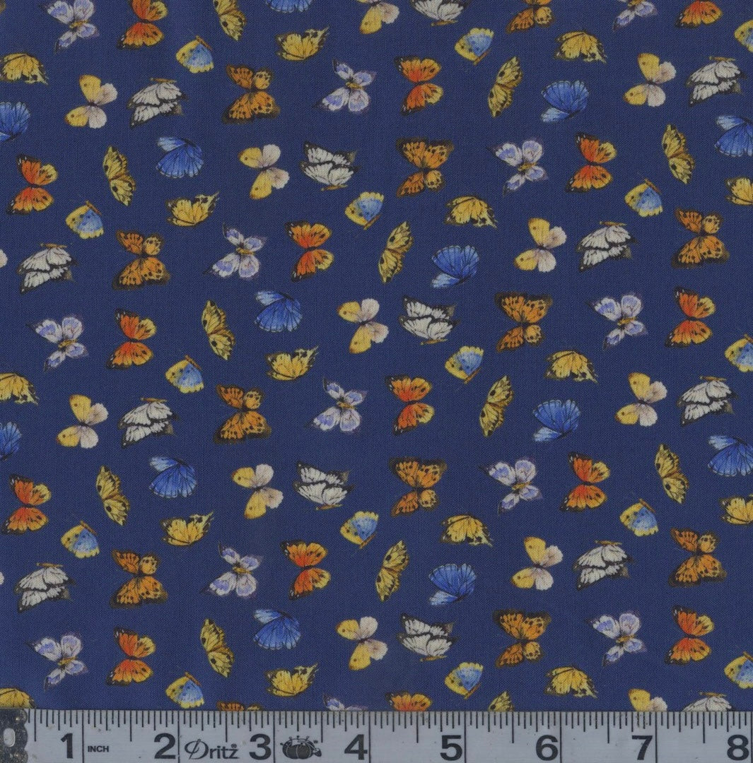 Tela de Algodón Mariposas