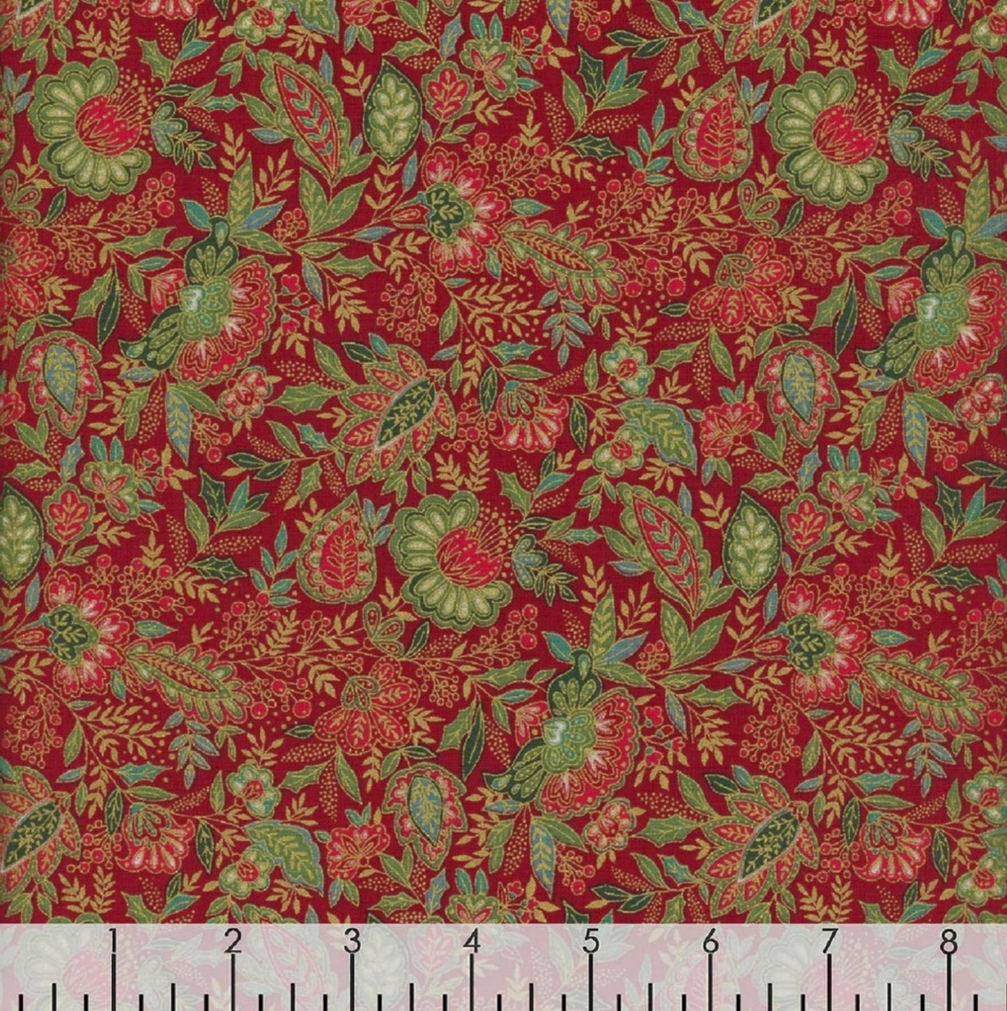 Tela de Algodón Sarasa Floral