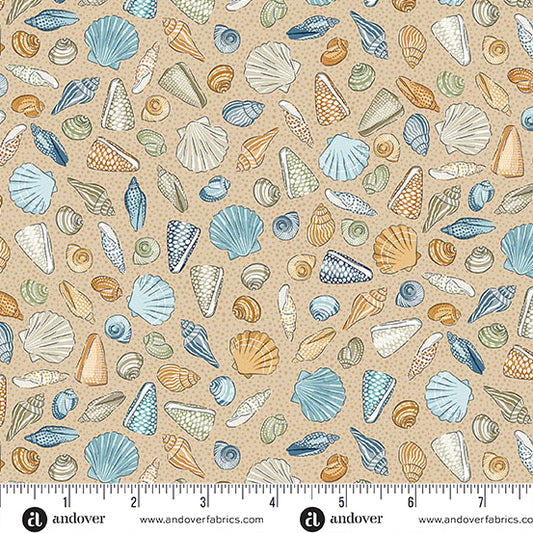 Tela de Algodón Beachcomber Cream