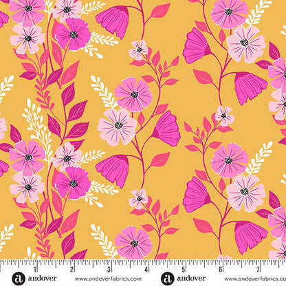 Tela de Algodón Martha's Vineyard Saffron