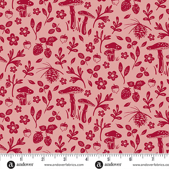 Tela de Algodón Path Rose