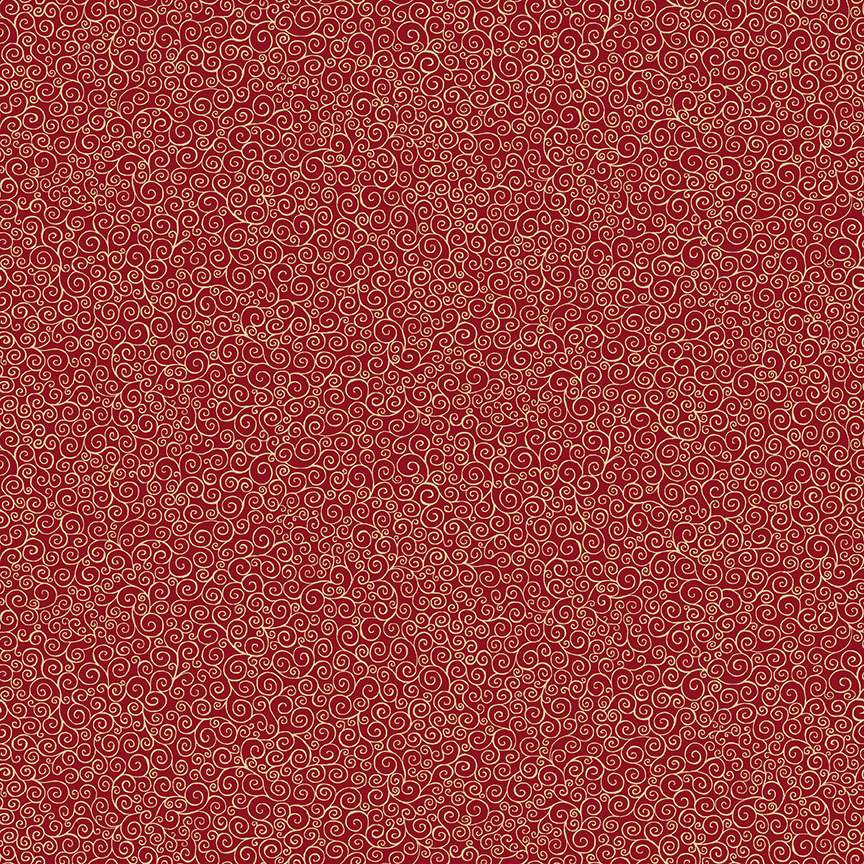 Tela de Algodón Rollos en Rojo