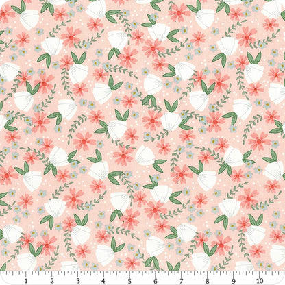 Tela de Algodón Ramo de Flores