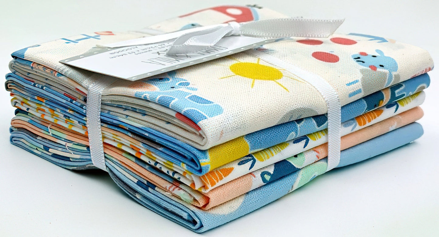 5 Fat Quarters Animales de Granja