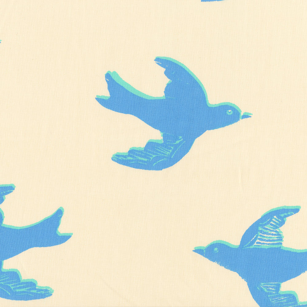 Tela de Algodón Doble Ancho Bluebird