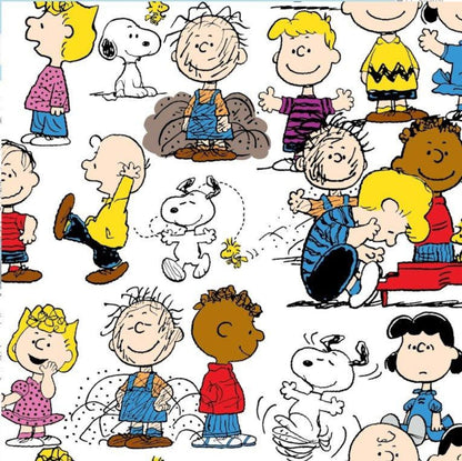 Tela de Algodón Snoopy y su pandilla
