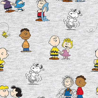 Tela de Algodón Snoopy y Buenos Amigos