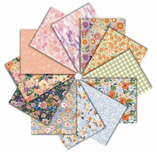 12 Fat Quarters Jardín Secreto