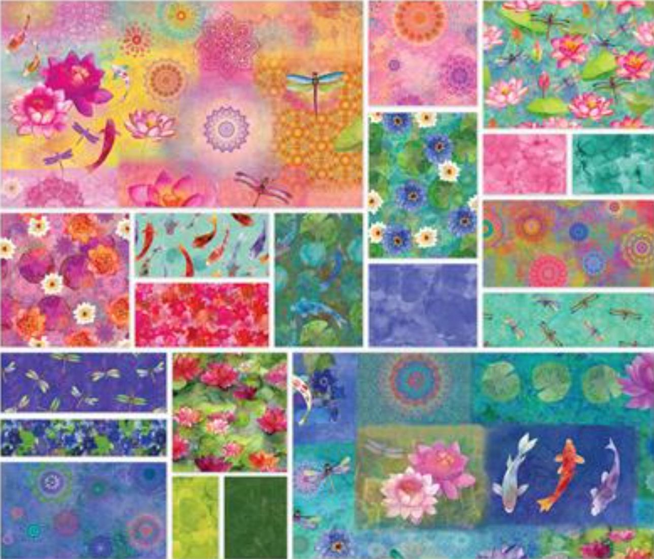 20 Fat Quarters Lily Pond