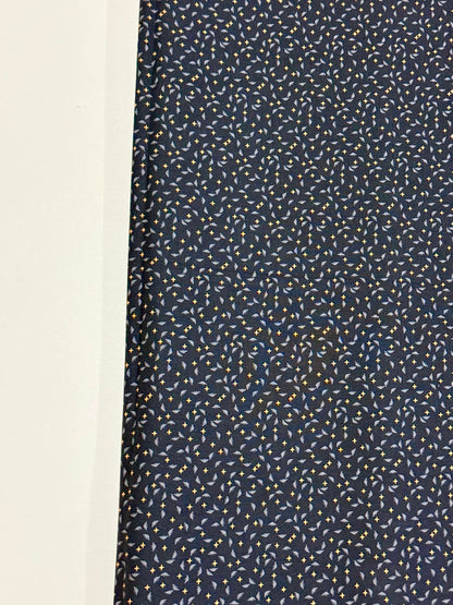 Tela Algodón Mini Murciélagos Negro
