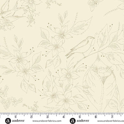 PREVENTA: Tela de Algodón Sewing Bird Arena -